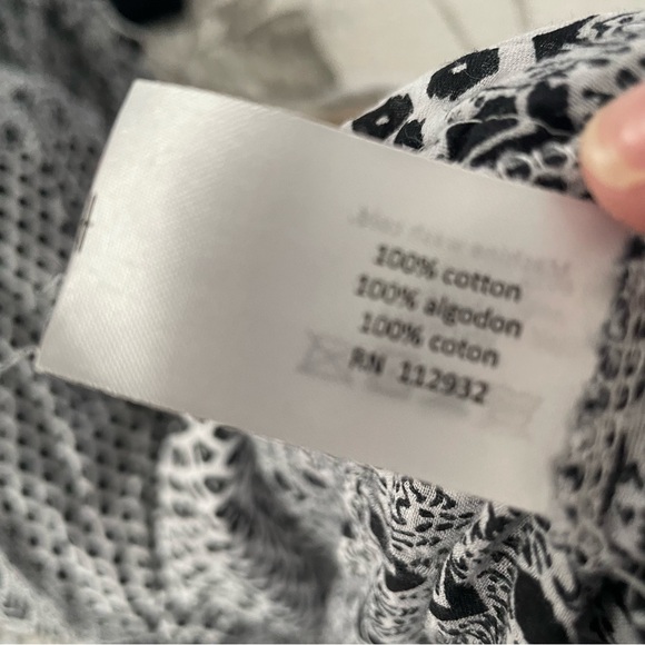 BEACH BY EXIST Cotton Boho Print Long Beach Kimono L/XL - Picture 8 of 8